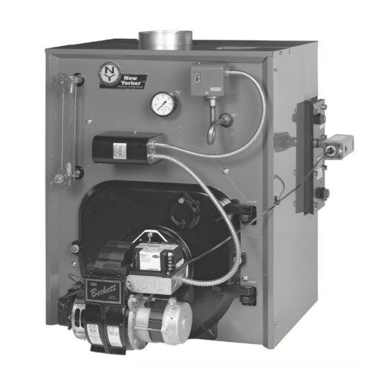 NEW YORKER CL STEAM SERIES INSTALLATION, OPERATING AND SERVICE