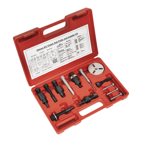 SEALEY AUTO SERVICE VS604 INSTRUCTIONS Pdf Download ManualsLib