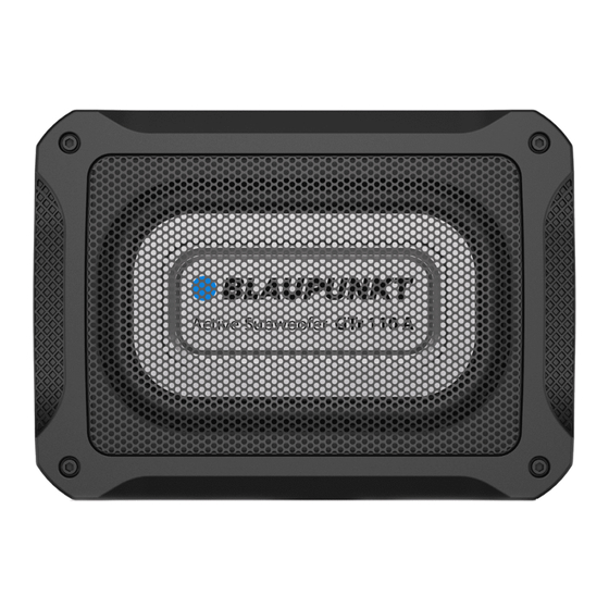 blaupunkt gtr 110a