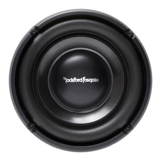 Rockford Fosgate T1 Power T165-S – Kit Componenti Audio Auto Da 16,5 Cm 100W Con Tweeter Neo E Crossover Esterno