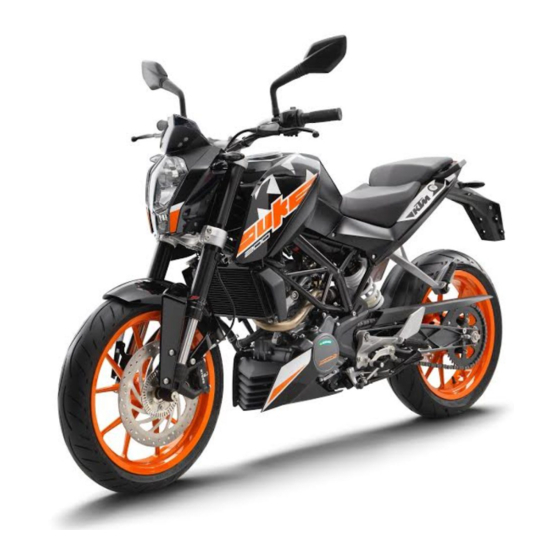 KTM 200 Duke 2017 Owner's Manual