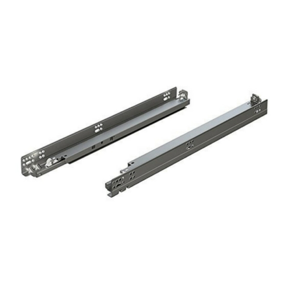 BLUM TANDEM PLUS BLUMOTION 569F MANUAL Pdf Download ManualsLib