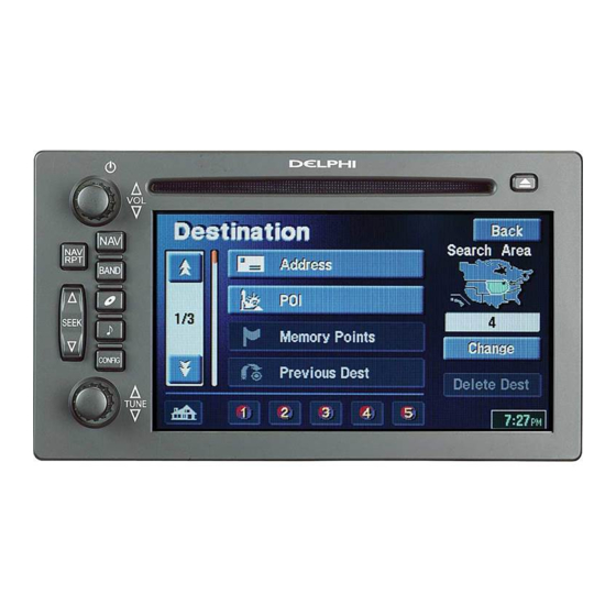 Delphi TNR800 User Manual