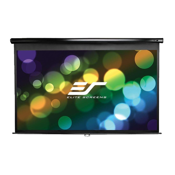 Elite Screens ezCinema Series Quick Setup Manual