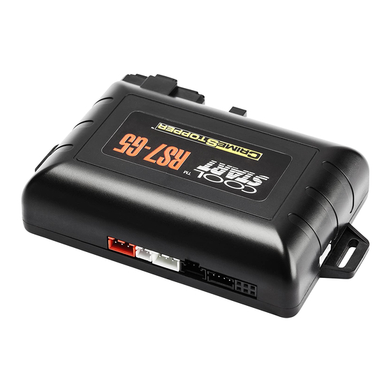 User Manuals: Crimestopper Cool Start RS7-G5 FM System
