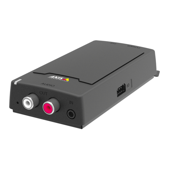 Axis C8033 User Manual