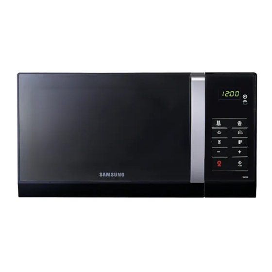 Samsung MW76N-B Owner's Instructions & Cooking Manual