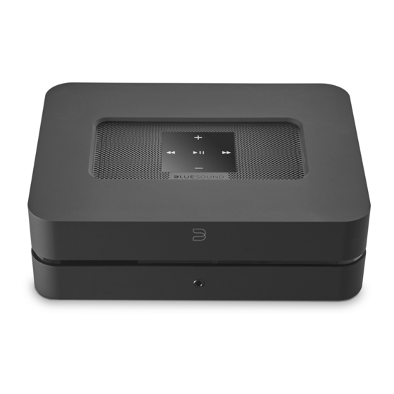Bluesound POWERNODE 2i Quick Setup Manual