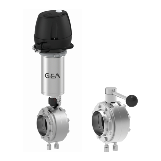 GEA ECOspace Leakage Butterfly Valve Manuals