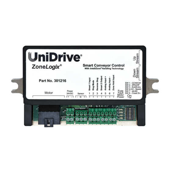 Unidrive ZoneLogix 301216 Installation And Troubleshooting Manual
