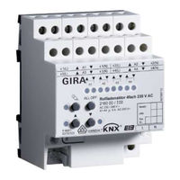 Gira KNX 2160 00 Operating Instructions Manual