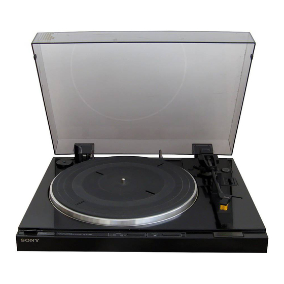 Sony PS-LX430 Service Manual