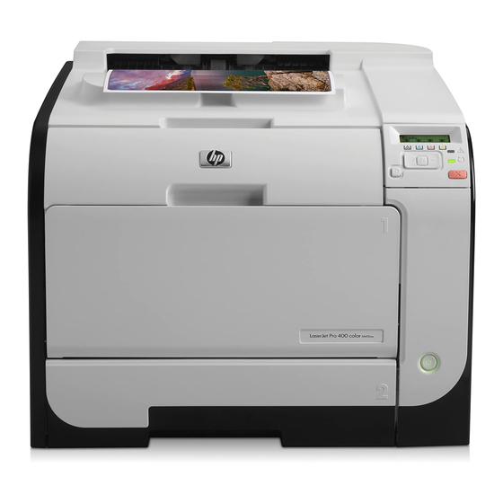 HP LASERJET PRO 400 Laser Printer Manuals