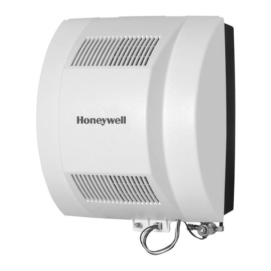 Honeywell HE365H8908 - Fan Powered Humidifier Installation Manual