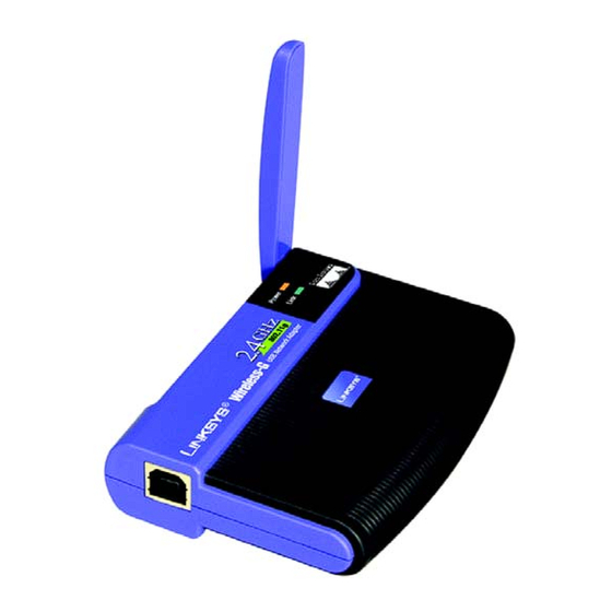 Cisco Linksys WUSB54G Quick Installation