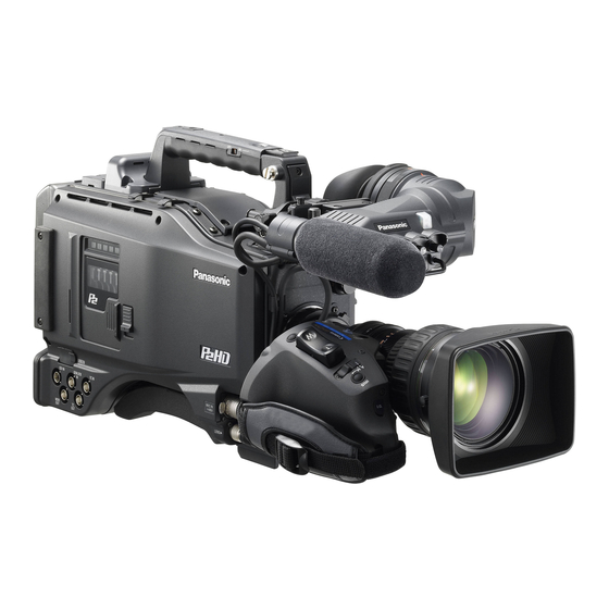 Panasonic AJ-HPX2000 Manual
