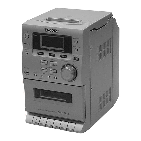 Sony HCD-EP30 Service Manual