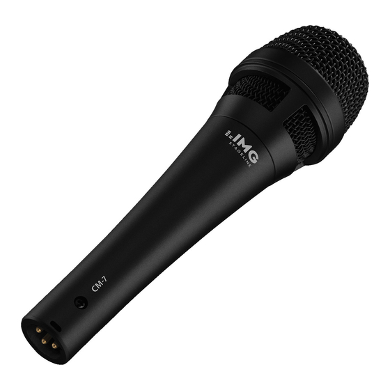 Monacor IMG STAGELINE CM-7 Manual