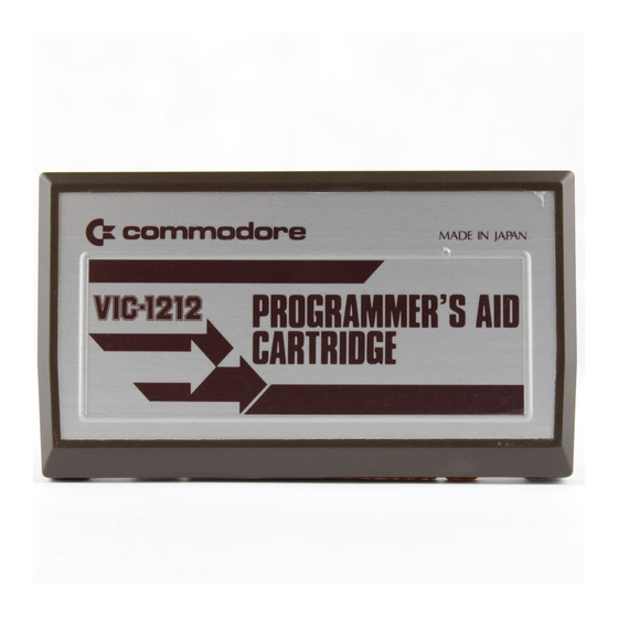 COMMODORE VIC 20 USER MANUAL Pdf Download | ManualsLib