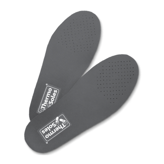 THERMO SOLES HEATED INSOLES INSTRUCTIONS MANUAL Pdf Download ManualsLib