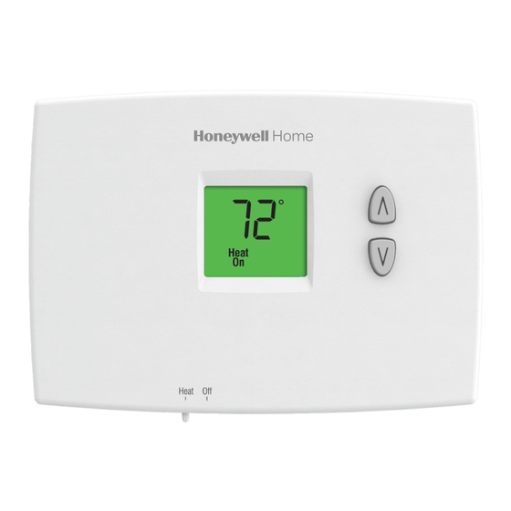 HONEYWELL HOME PRO 1000 SERIES QUICK START MANUAL Pdf Download | ManualsLib