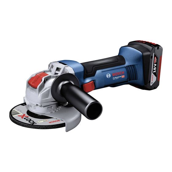 User manual Bosch GWX 18V-8 Professional (English - 40 pages)
