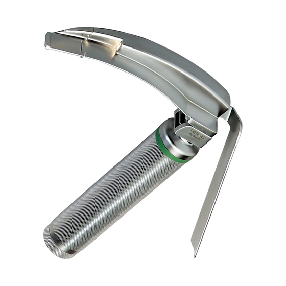 HEINE FLEXTIP + LARYNGOSCOPE MANUAL Pdf Download ManualsLib
