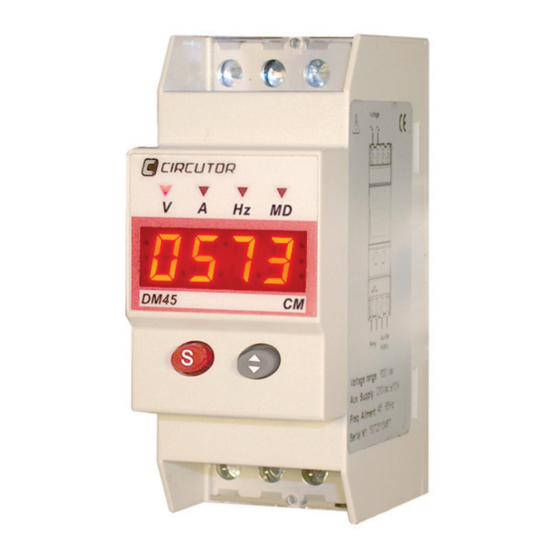 CIRCUTOR DM45 CM MANUAL Pdf Download ManualsLib circutor-dm45-cm-manual-pdf-download-manualslib