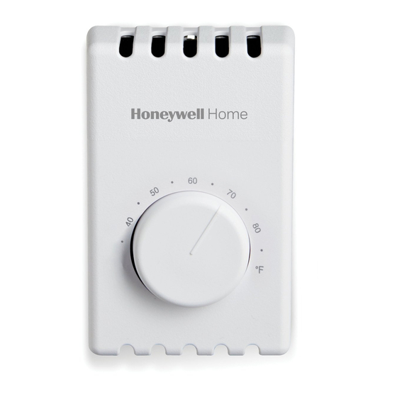 HONEYWELL HOME T410A INSTALLATION INSTRUCTIONS Pdf Download | ManualsLib