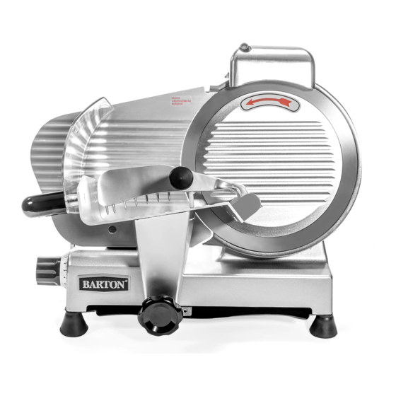 BakeMax BMMSM08 Manual Meat Slicer, 10 Blade —