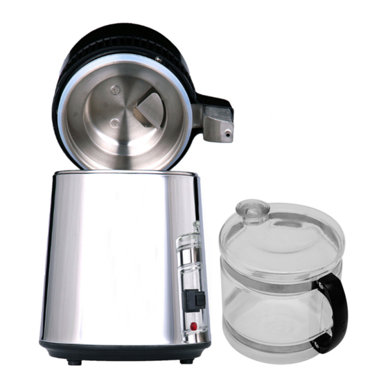 MAKE WATER PURE WATER DISTILLER USER MANUAL Pdf Download ManualsLib