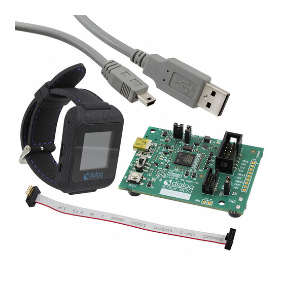 Dialog Semiconductor Wearable DA14681 Quick Starting Manual
