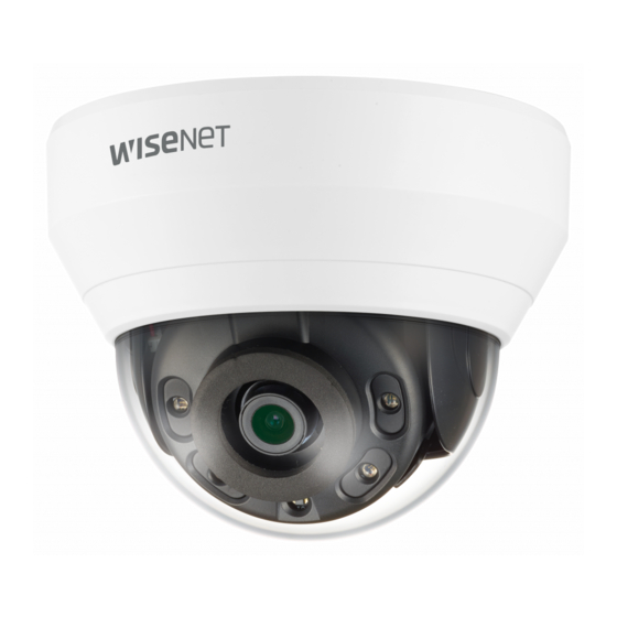 Wisenet QNO-7082R User Manual