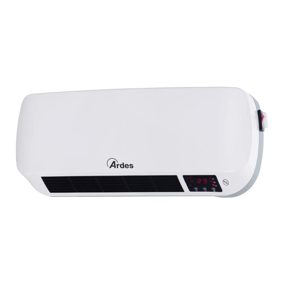 ARDES AR4W03P Instructions For Use Manual