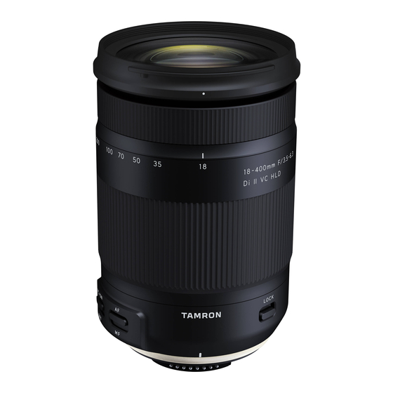 Tamron B028 Owner's Manual