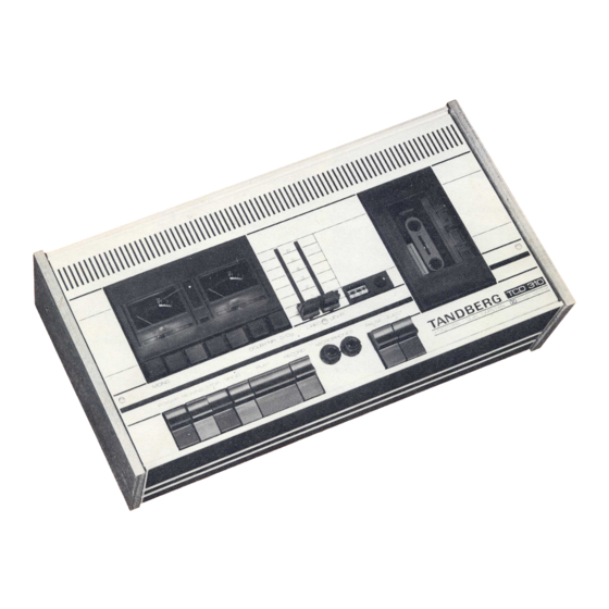 TANDBERG TCD 310 Service Manual