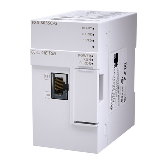 Mitsubishi Electric MELSEC iQ-F FX5 Series User Manual