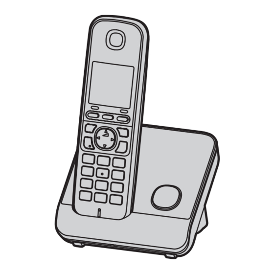 Panasonic KX-TG6721E Operating Instructions Manual