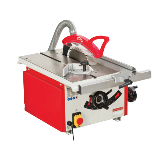 Axminster TS-250M Assembly Instructions Manual