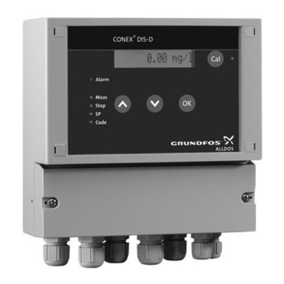 Grundfos Conex DIS-D Installation And Operating Instructions Manual