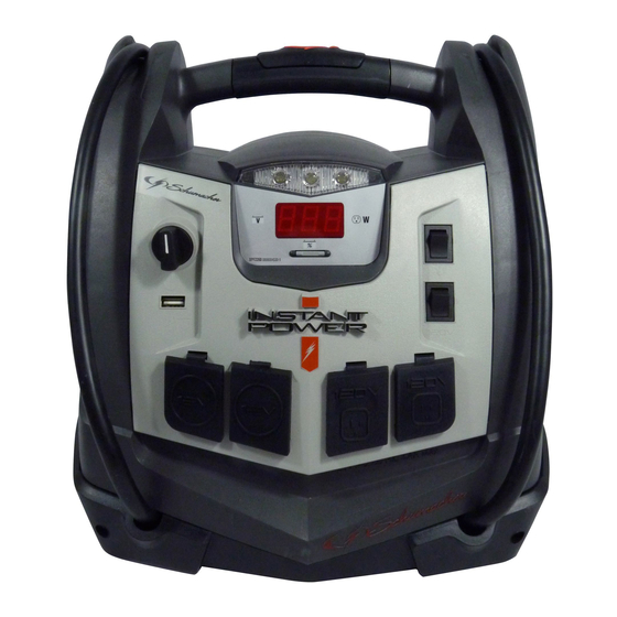 SCHUMACHER ELECTRIC INSTANT POWER XPF2260 OWNER