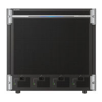 Sony XVS Series User Manual