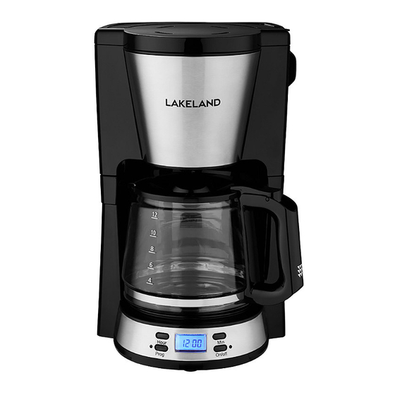 lakeland digital to go coffee machine with travel mug
