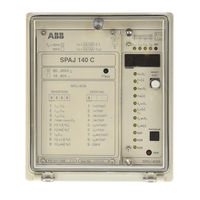 Abb SPAJ 140 C User Manual And Technical Description