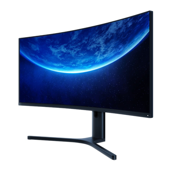 mi curved gaming monitor 34 manual