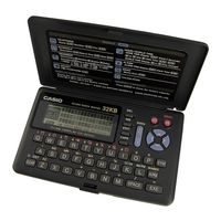 Casio SF-A7 Service Manual & Parts List