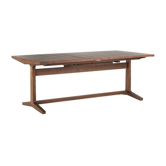 HABITAT PARKER EXTENDING TABLE ASSEMBLY INSTRUCTIONS MANUAL Pdf