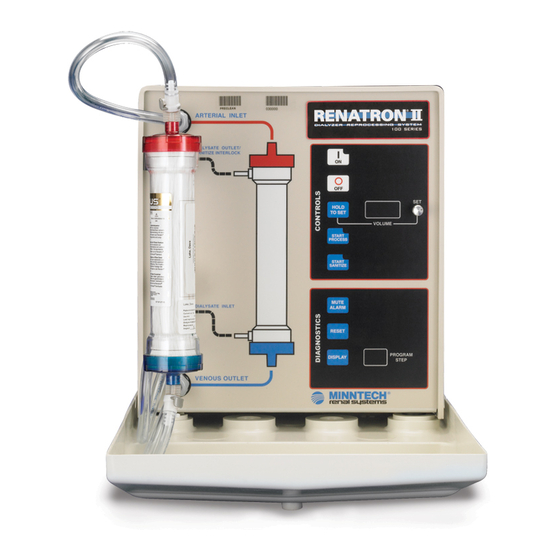 CANTEL MEDICAL MEDIVATORS RENATRON II 100 SERIES INSTRUCTION MANUAL Pdf