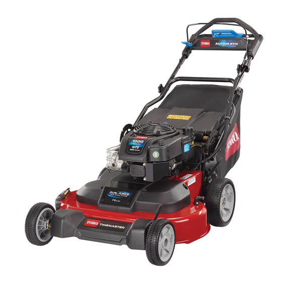 Toro timemaster 30 manual new arrivals