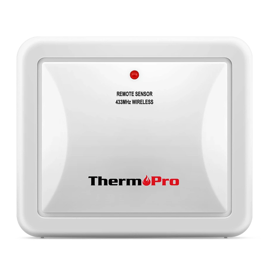 THERMOPRO TX-4B INSTRUCTION MANUAL Pdf Download | ManualsLib